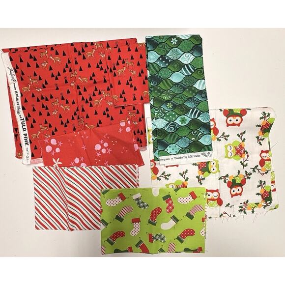 Estate Cotton Fabric Pieces Fat 1/4 Etc Tula Pink RJR Etc Quilting Sewing Crafts - Picture 1 of 4